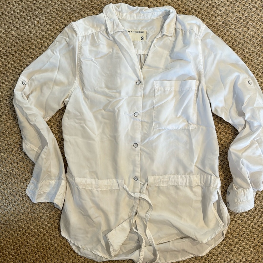 Rag & Bone white button down